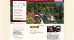 Desktop Screenshot of naturpark-hotel-ebnisee.de